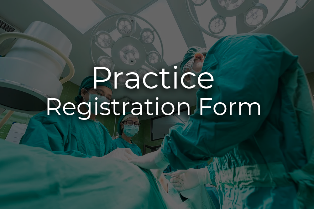 Practice Registration Form