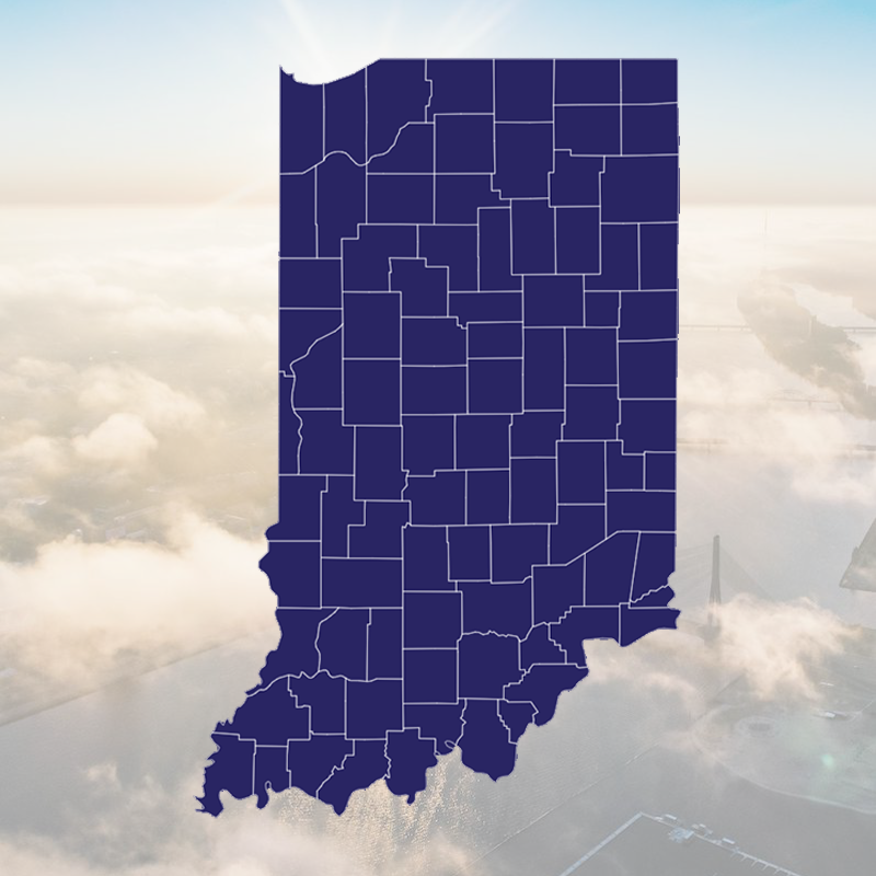 Indiana County Outline States
